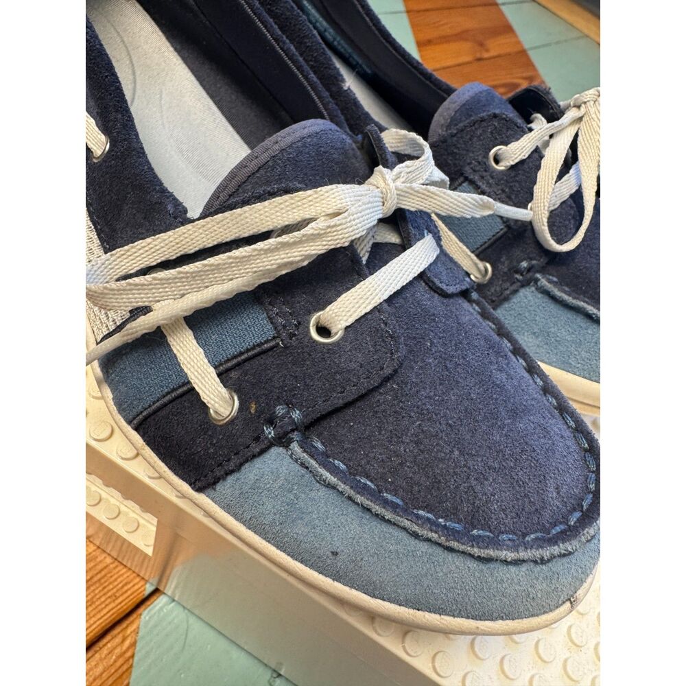 Ladies Rockport adiPRENE Comfort Boat Shoes Blue Casual Walking Shoes - Picture 6 of 11